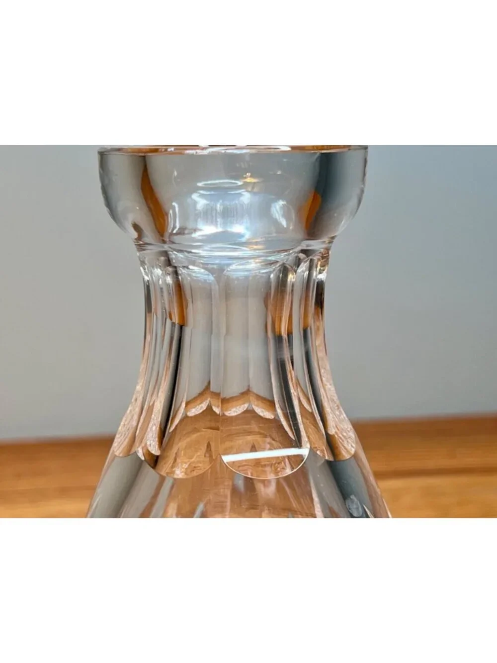 Waterford Crystal Lismore Roly Poly Decanter & Stopper, Marked with Logo